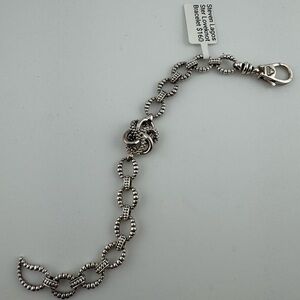 Steven Lagos Preowned Loveknot sterling silver bracelet